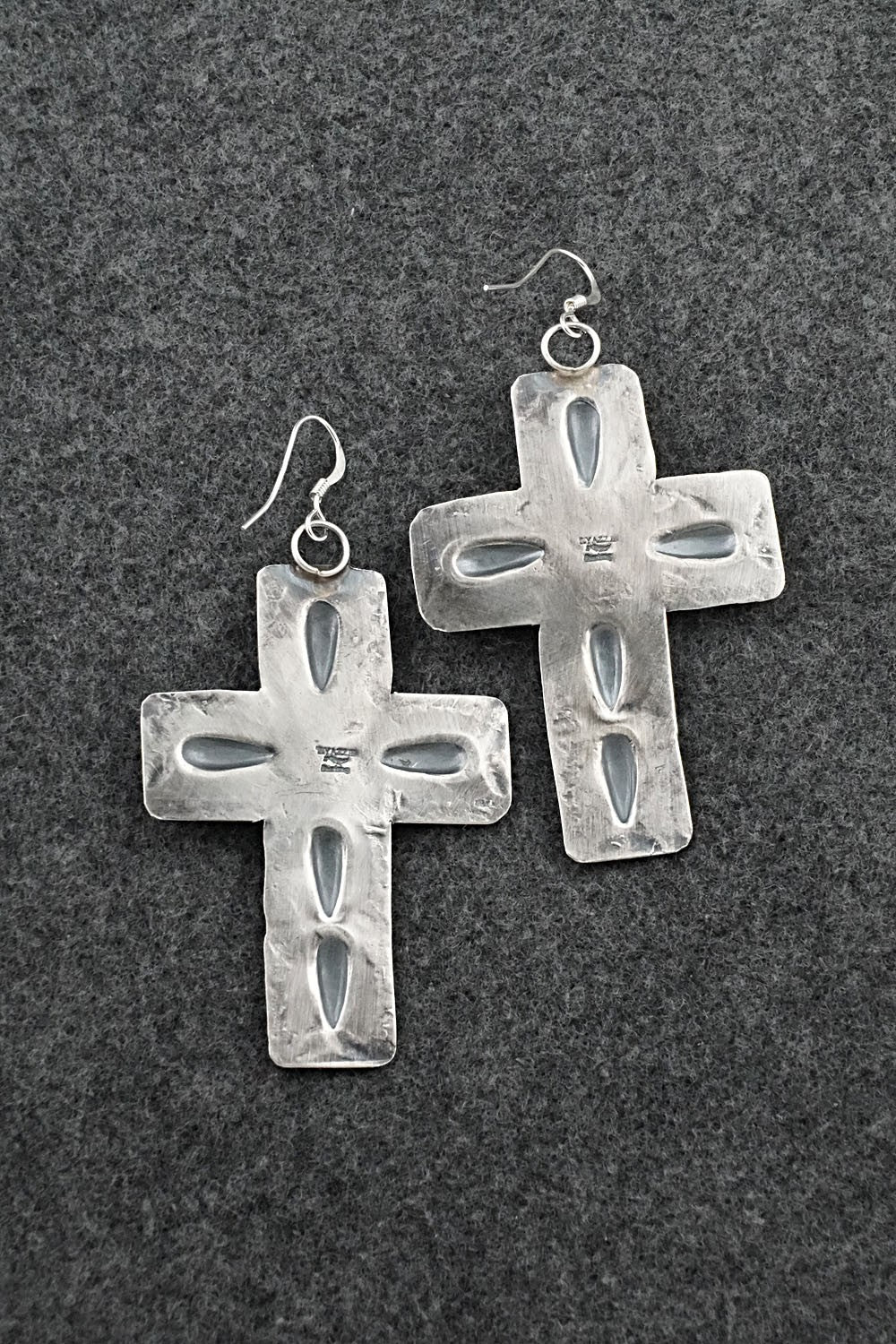 Turquoise & Sterling Silver Earrings - Tim Yazzie