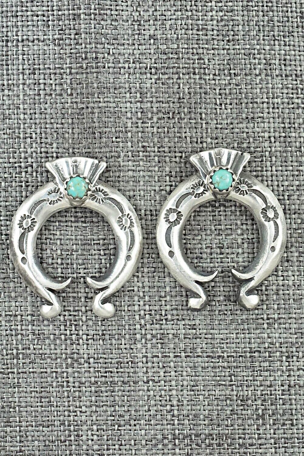 Turquoise & Sterling Silver Earrings - Paige Gordon