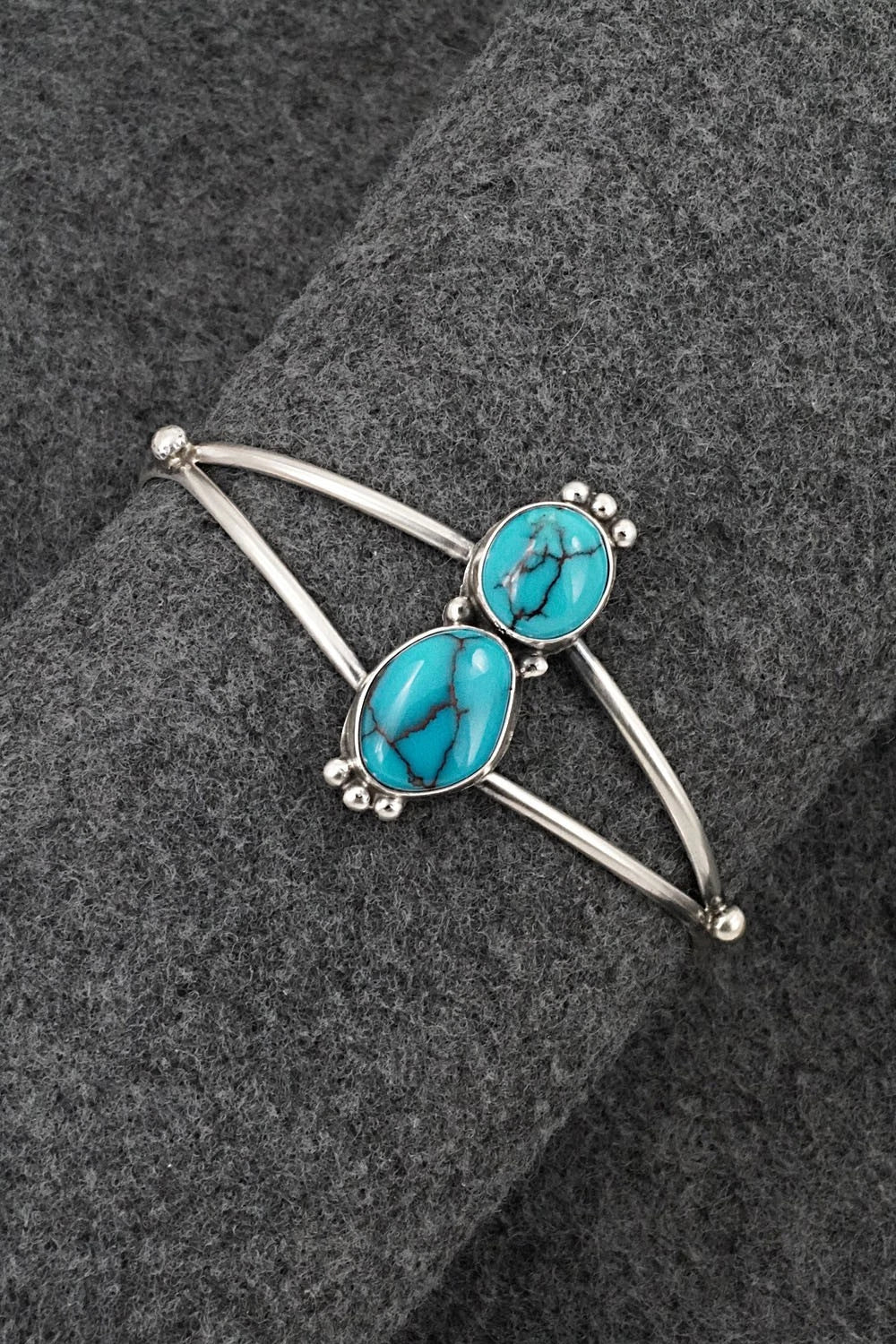 Turquoise & Sterling Silver Bracelet - Rena Begay