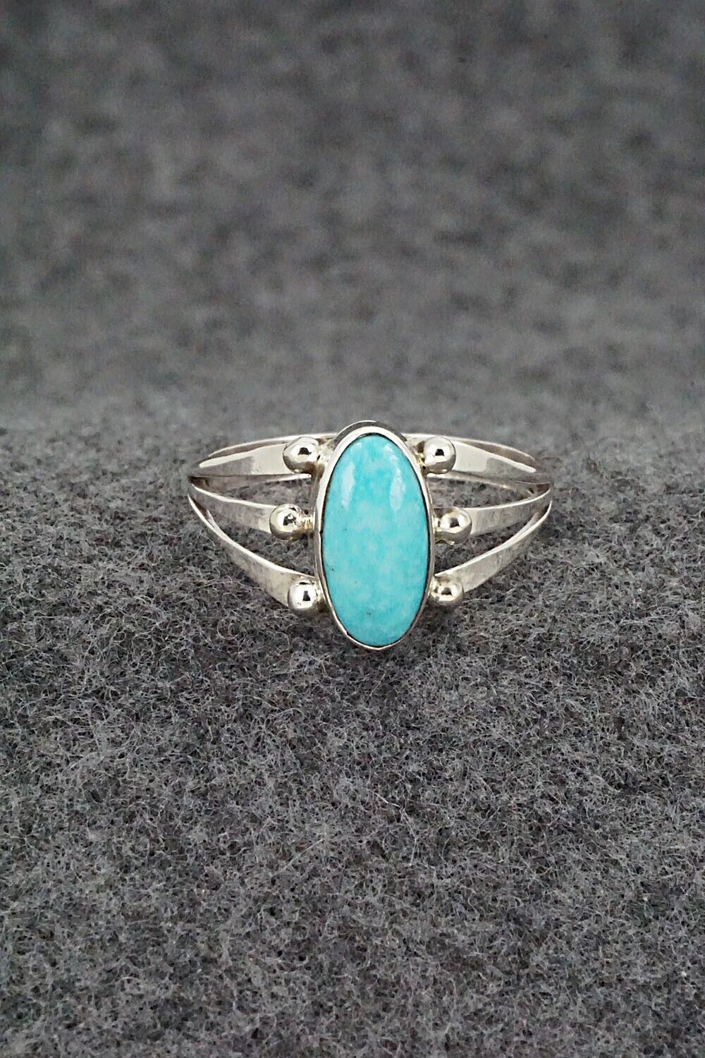 Turquoise & Sterling Silver Ring - Paige Gordon - Size 9