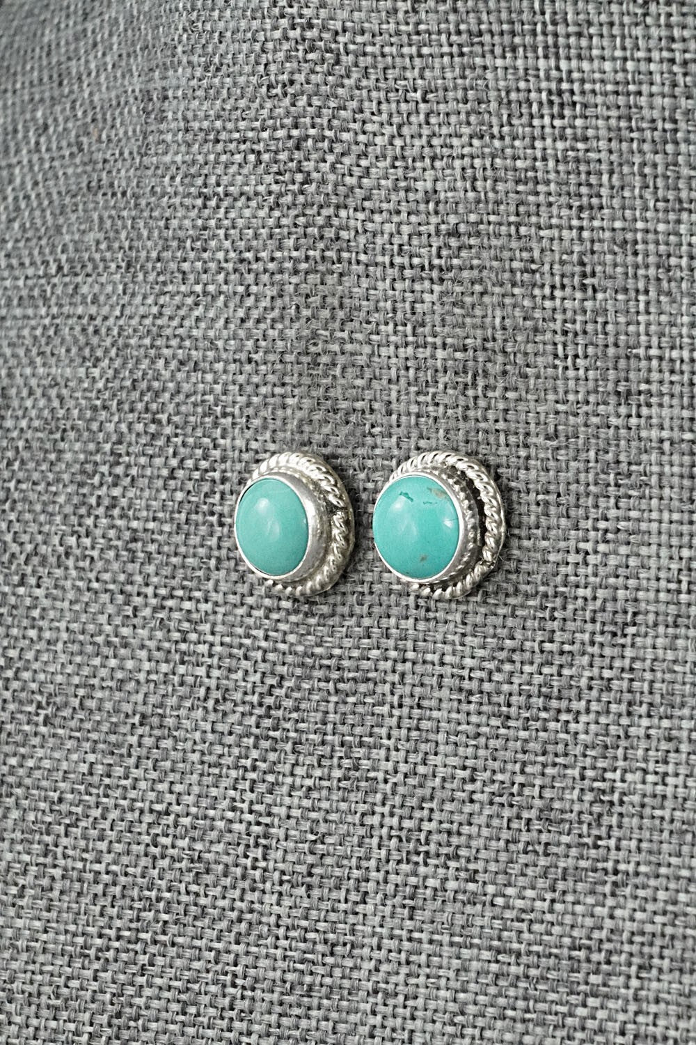 Turquoise & Sterling Silver Earrings - Byron Begay