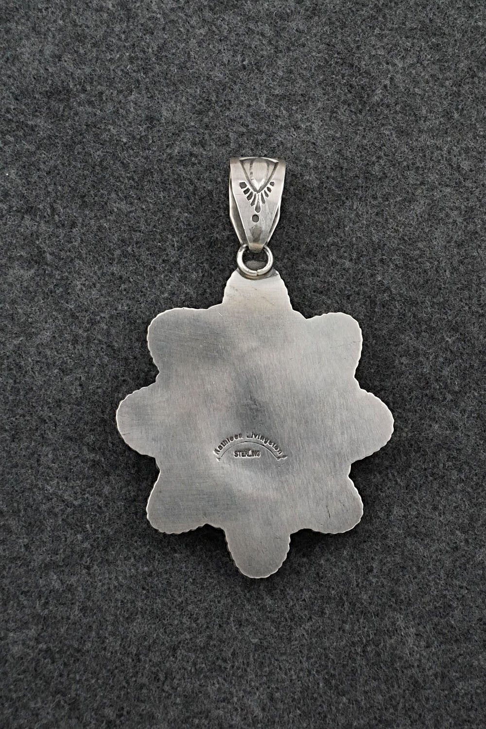 Turquoise & Sterling Silver Pendant - Kathleen Livingston