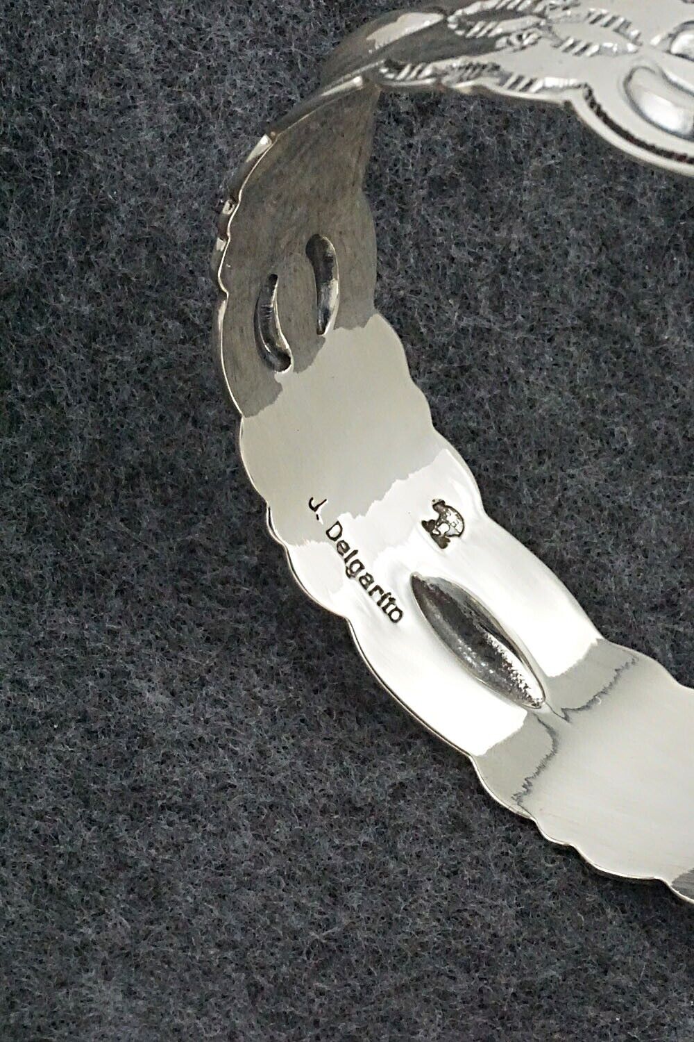 Sterling Silver Bangle Bracelet - Jeremy Delgarito