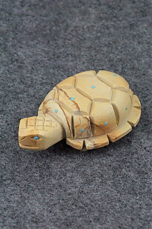Tortoise Turtle Zuni Fetish Carving - Douglas Martza