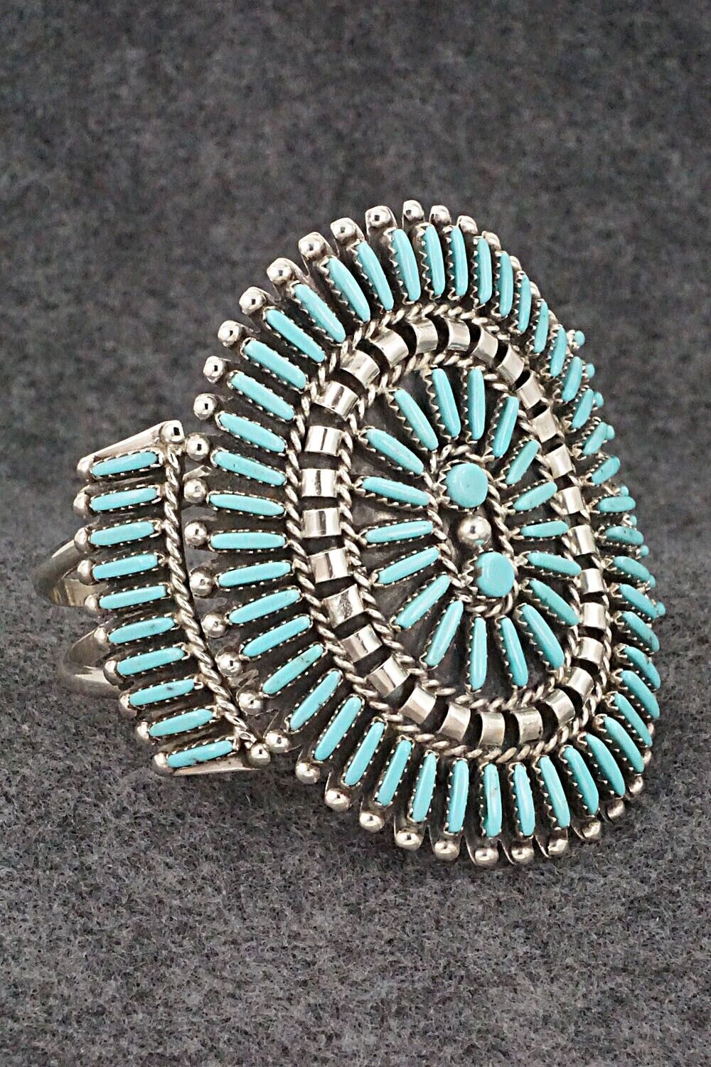 Turquoise & Sterling Silver Bracelet - Charlie John