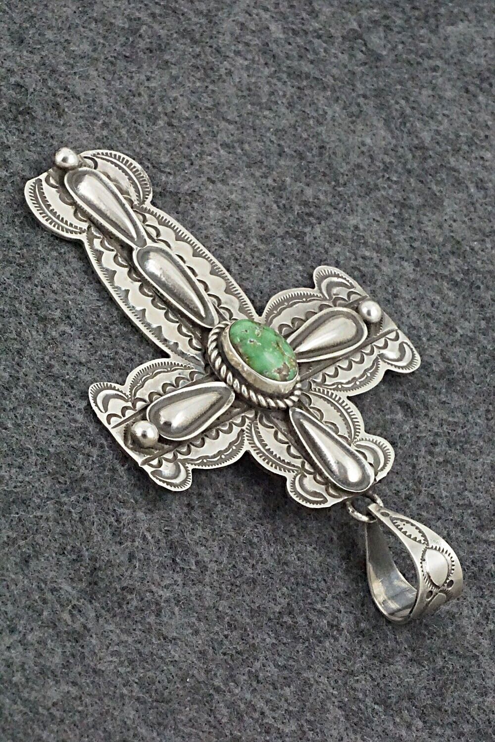 Turquoise & Sterling Silver Pendant - Alex Sanchez