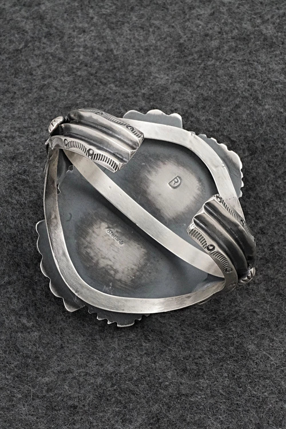 Turquoise & Sterling Silver Bracelet - Raymond Delgarito