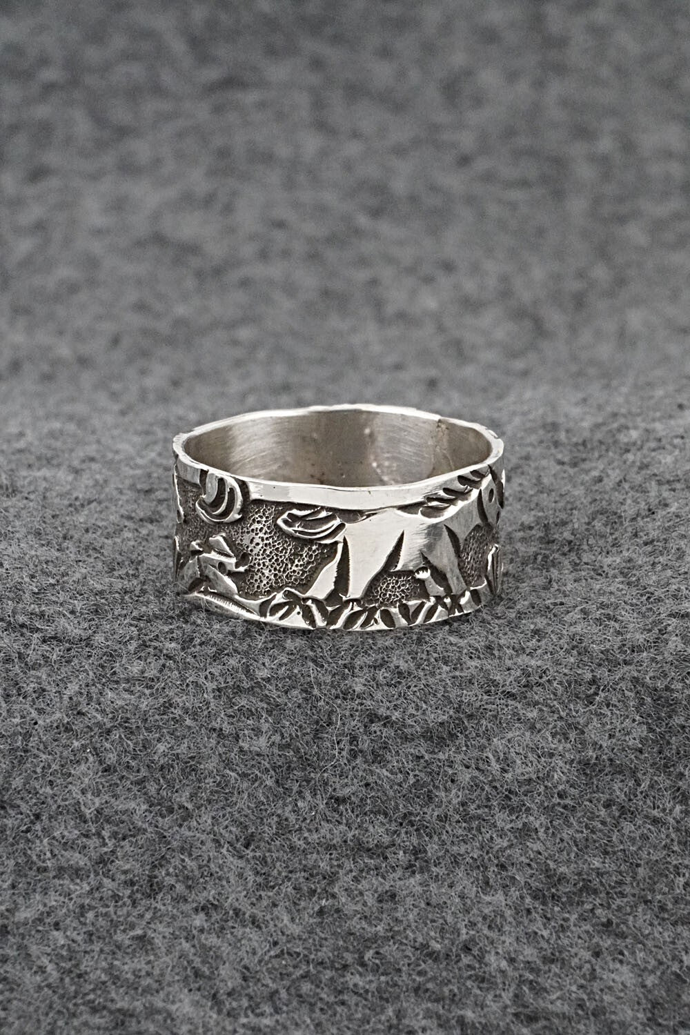 Sterling Silver Ring - Lloyd Becenti - Size 12