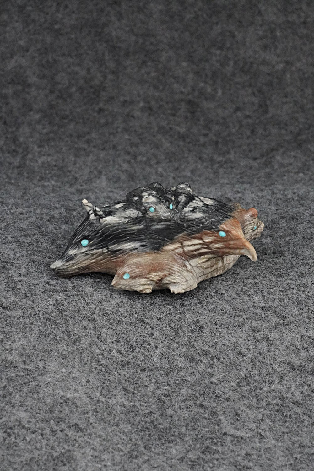 Six Directions Zuni Fetish Carving - Lance Cheama