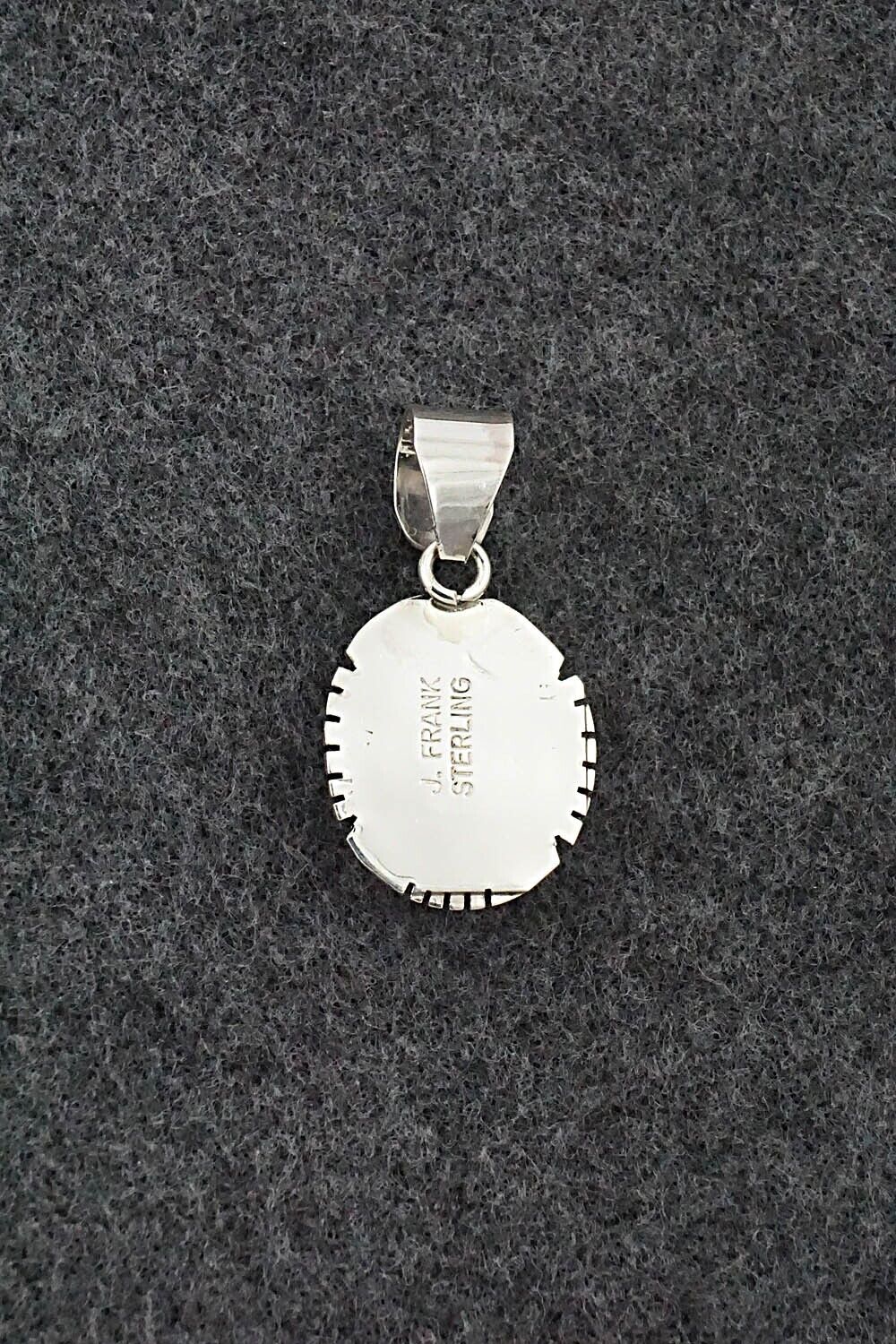 Turquoise & Sterling Silver Pendant - Johnny Frank
