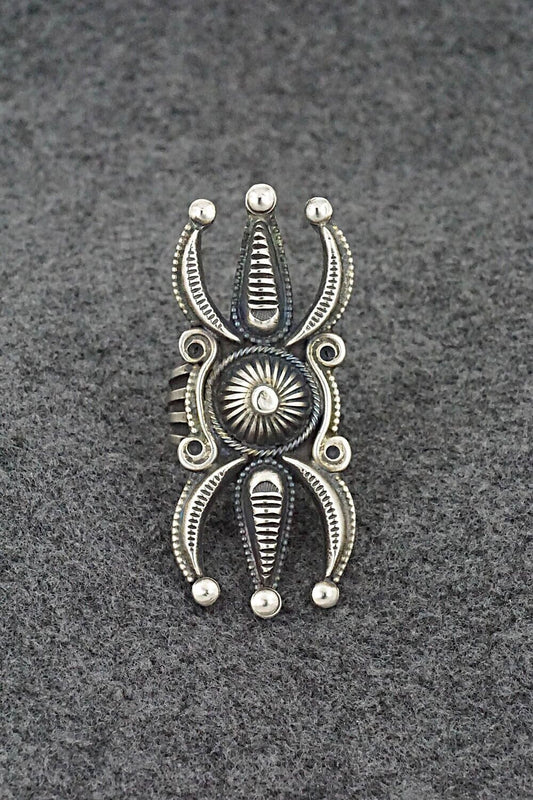 Sterling Silver Ring - Calvin Martinez - Size 9.5