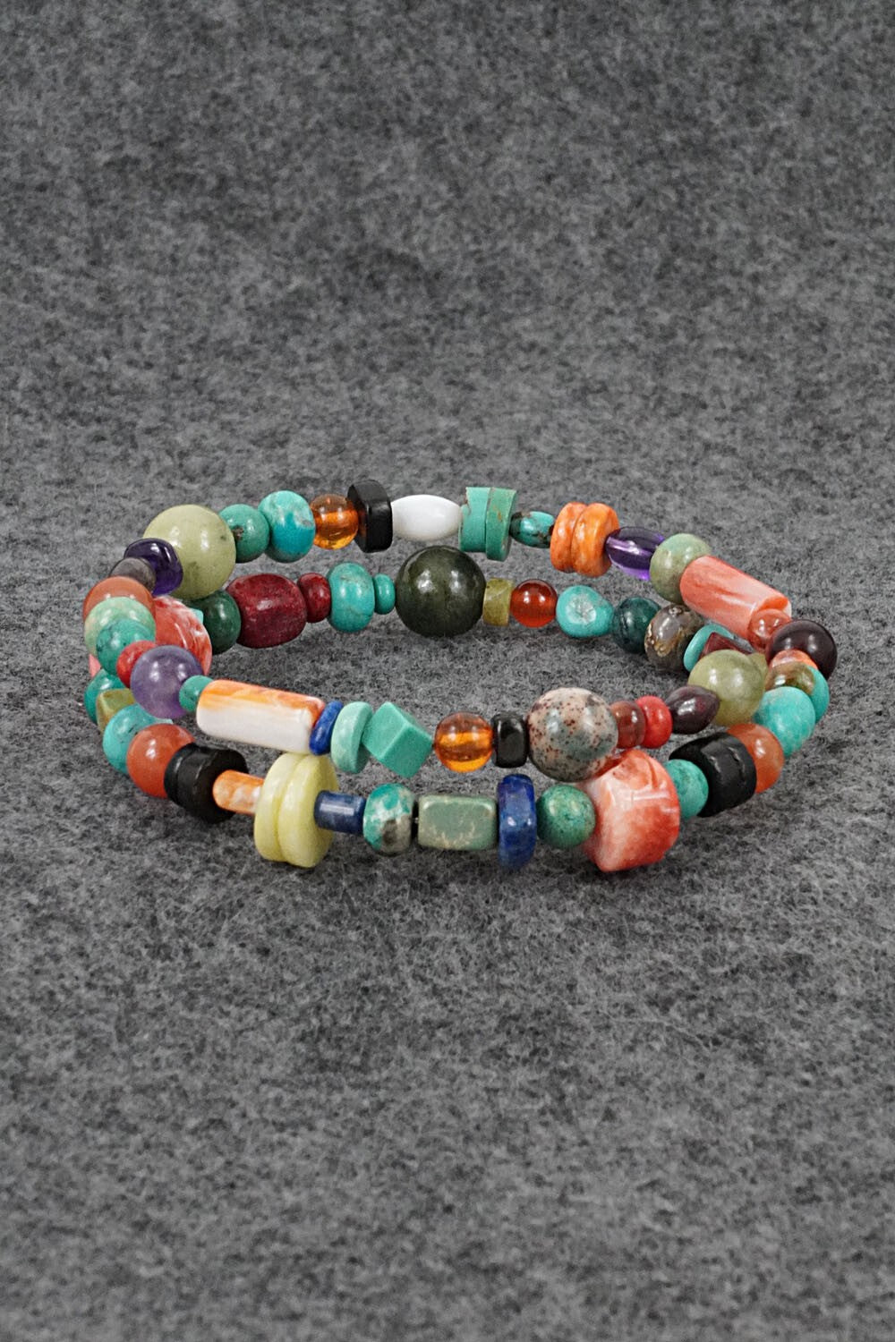 Multi-Stone Beaded Bracelet - Helen Tsosie