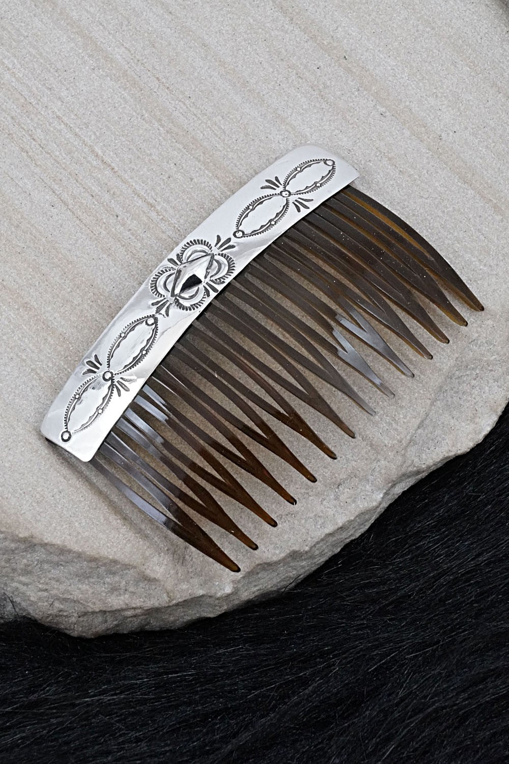 Sterling Silver Hair Combs - Bertha Begay