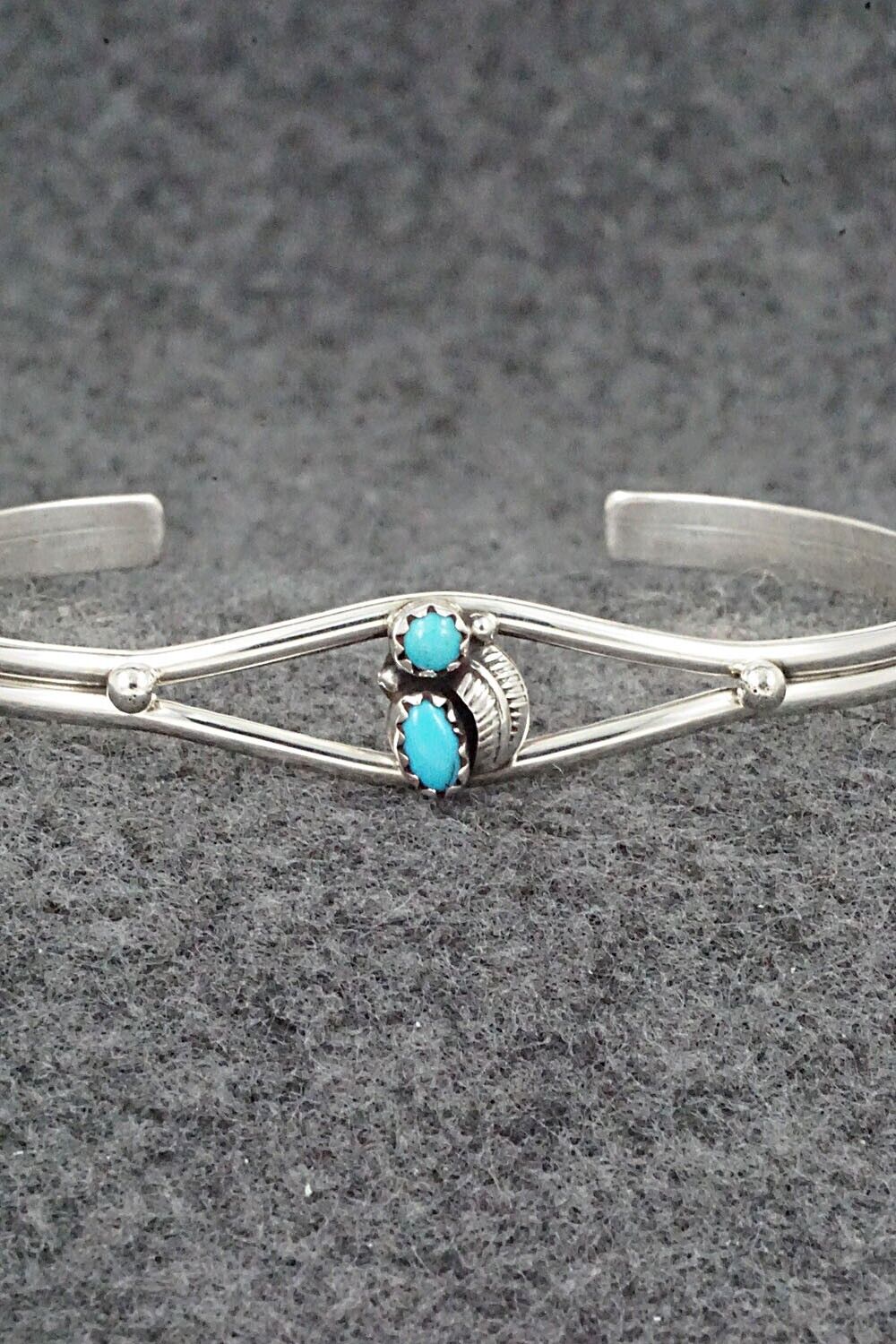Turquoise & Sterling Silver Bracelet - Betty Hawthorne