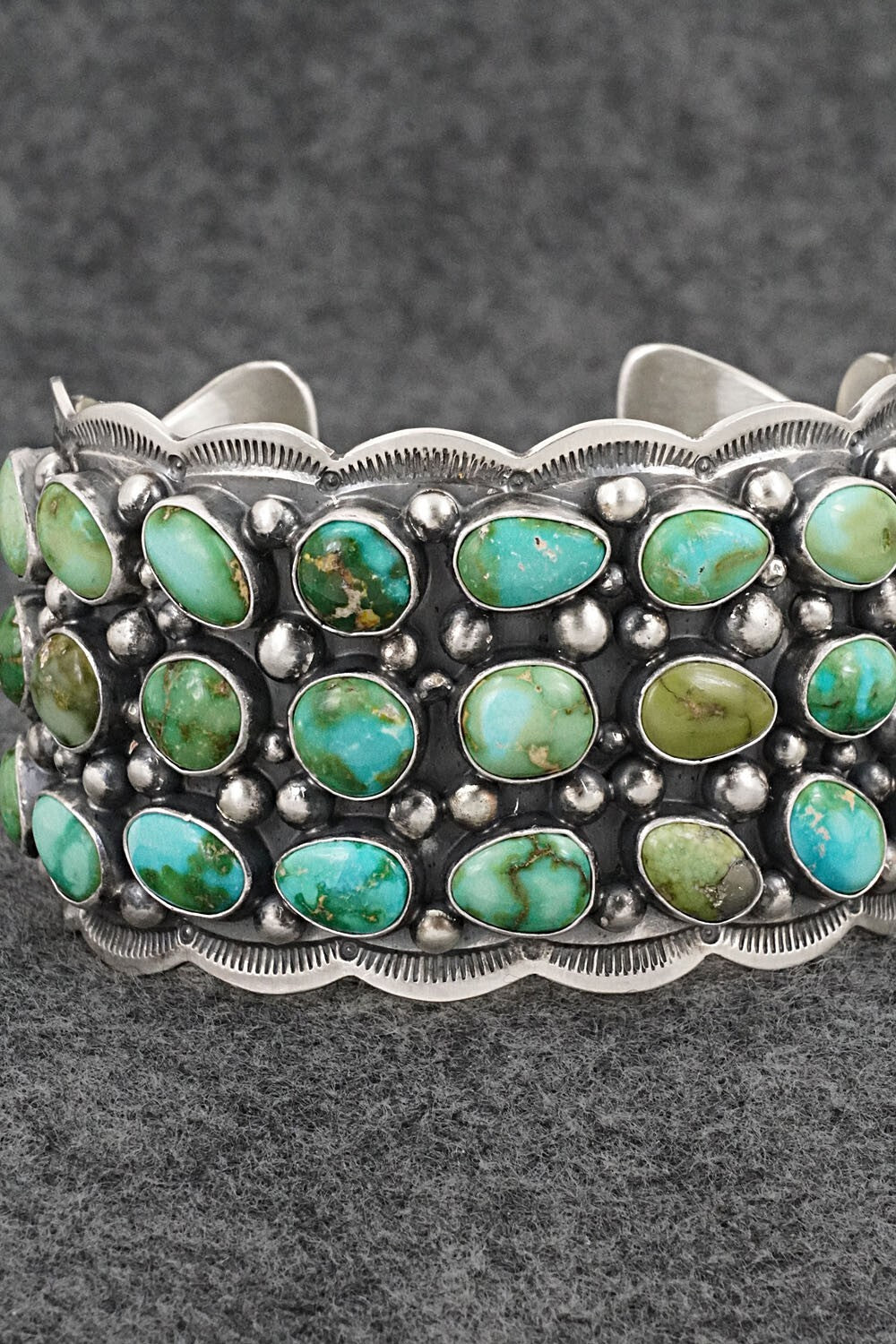 Turquoise & Sterling Silver Bracelet - Tom Lewis
