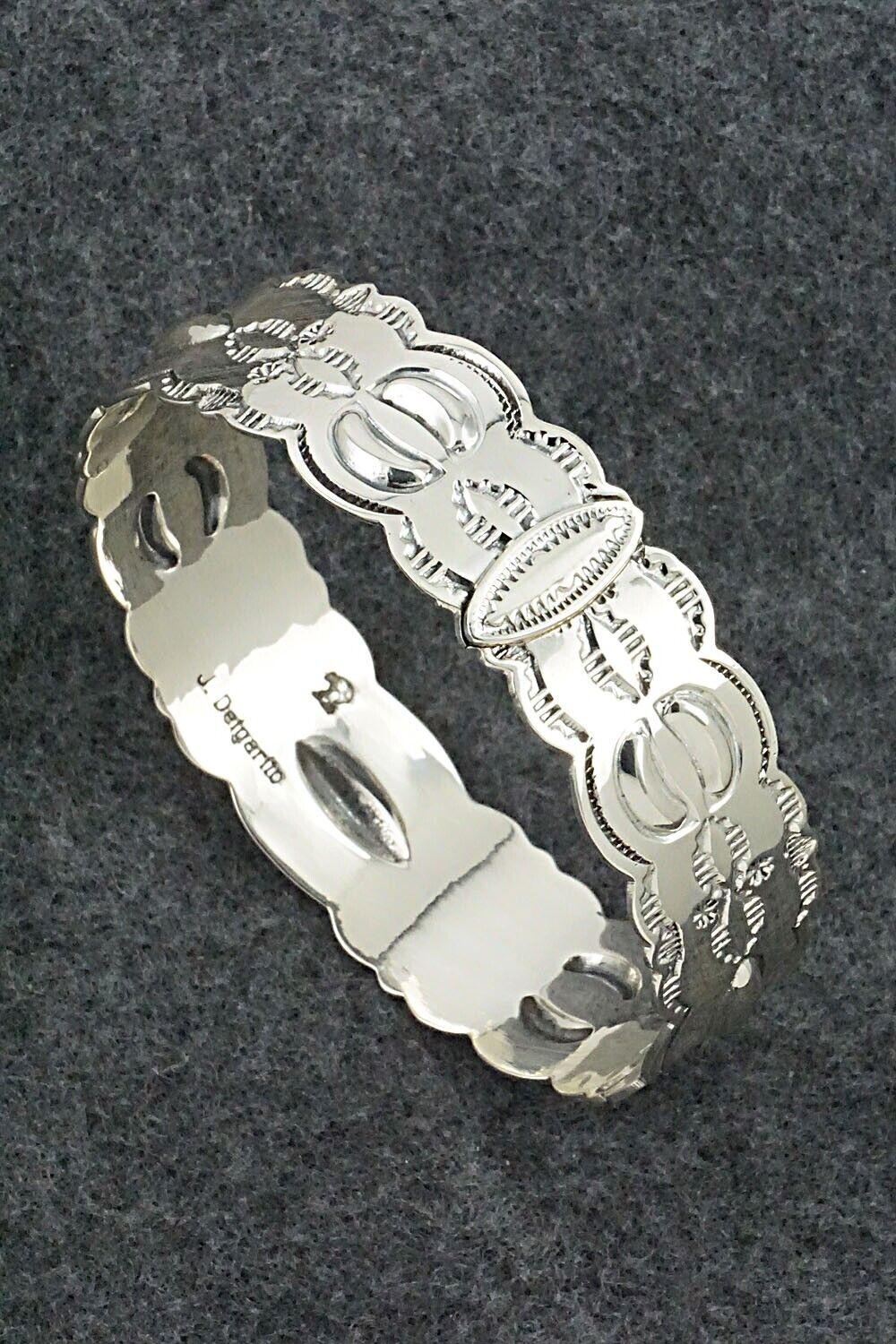Sterling Silver Bangle Bracelet - Jeremy Delgarito