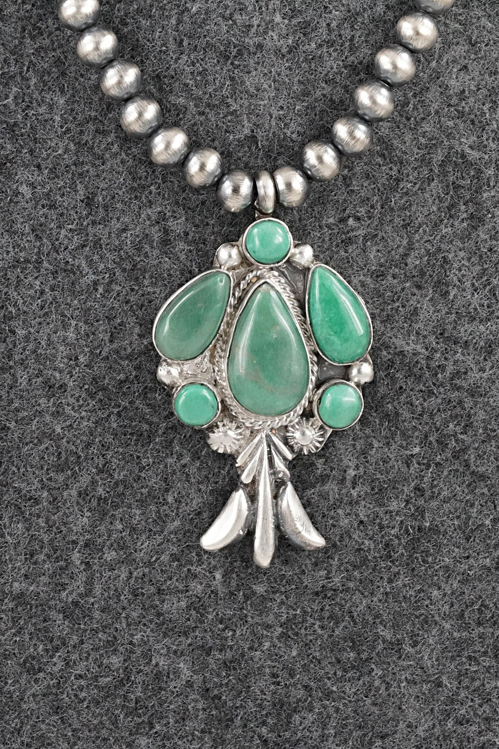 Turquoise & Sterling Silver Necklace - Bobby Platero