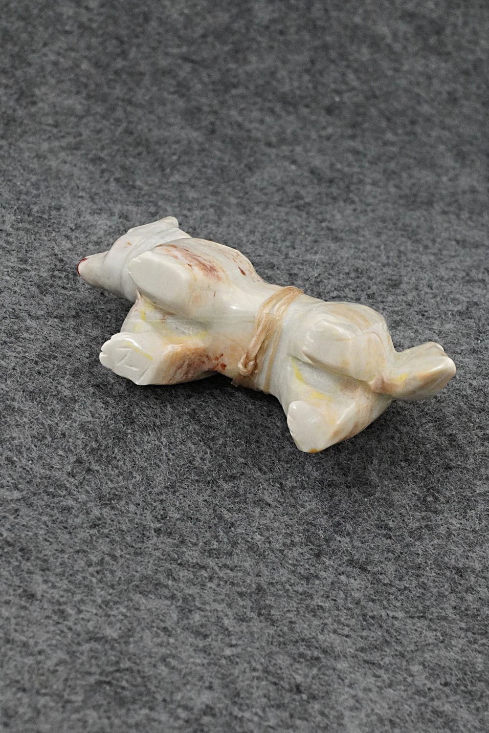 Wolf Zuni Fetish Carving - Freddie Leekya