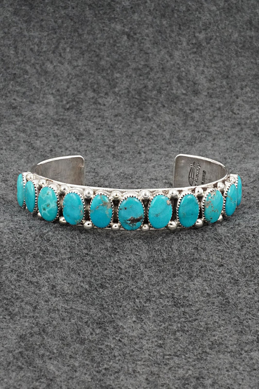 Turquoise & Sterling Silver Bracelet - Anthony Brown