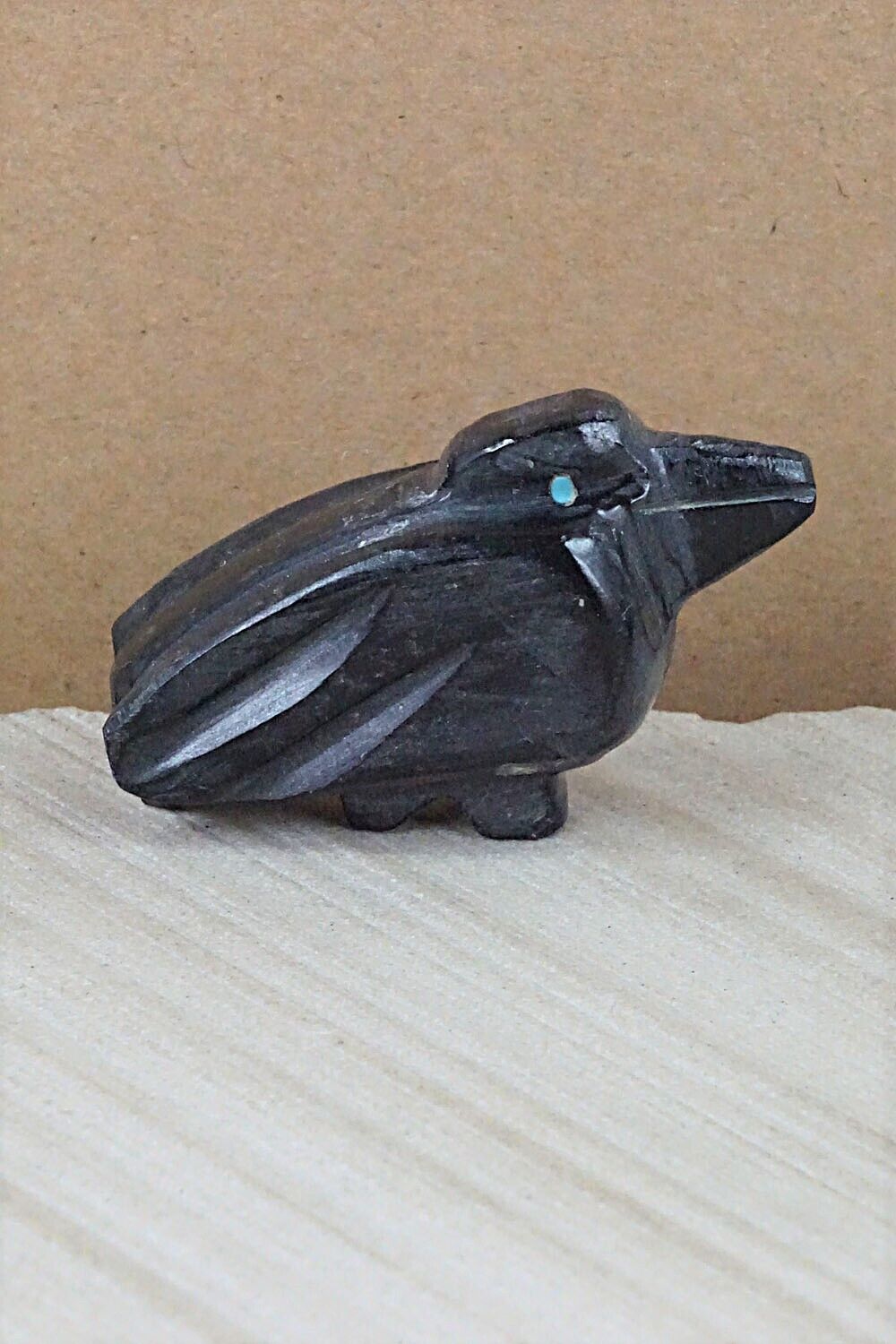 Crow Zuni Fetish Carving - Tim Lementino