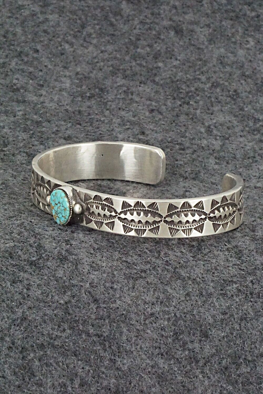 Turquoise and Sterling Silver Bracelet - Calvin Martinez