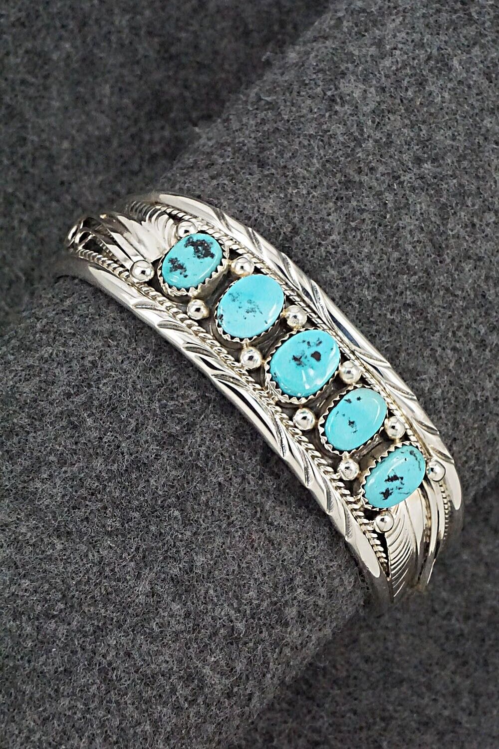 Turquoise & Sterling Silver Bracelet - Davey Morgan
