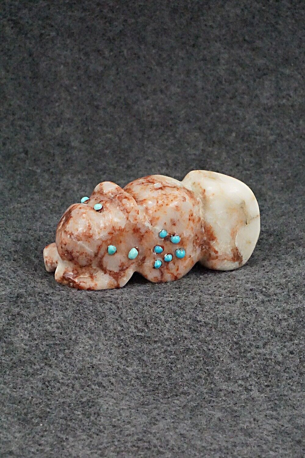 Wolf Zuni Fetish Carving - James Panteah