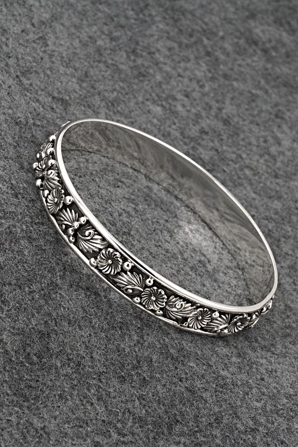 Sterling Silver Bangle Bracelet - Sadie Jim