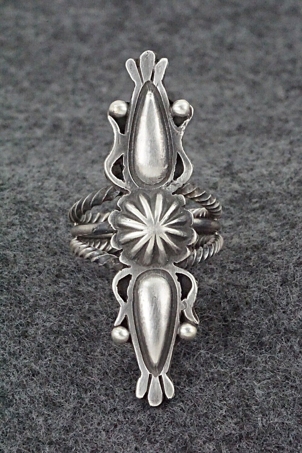 Sterling Silver Ring - Bobby Platero - Size 7.75