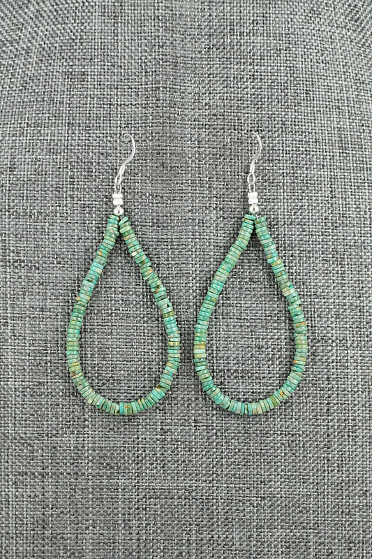 Turquoise & Sterling Silver Earrings - Doreen Jake