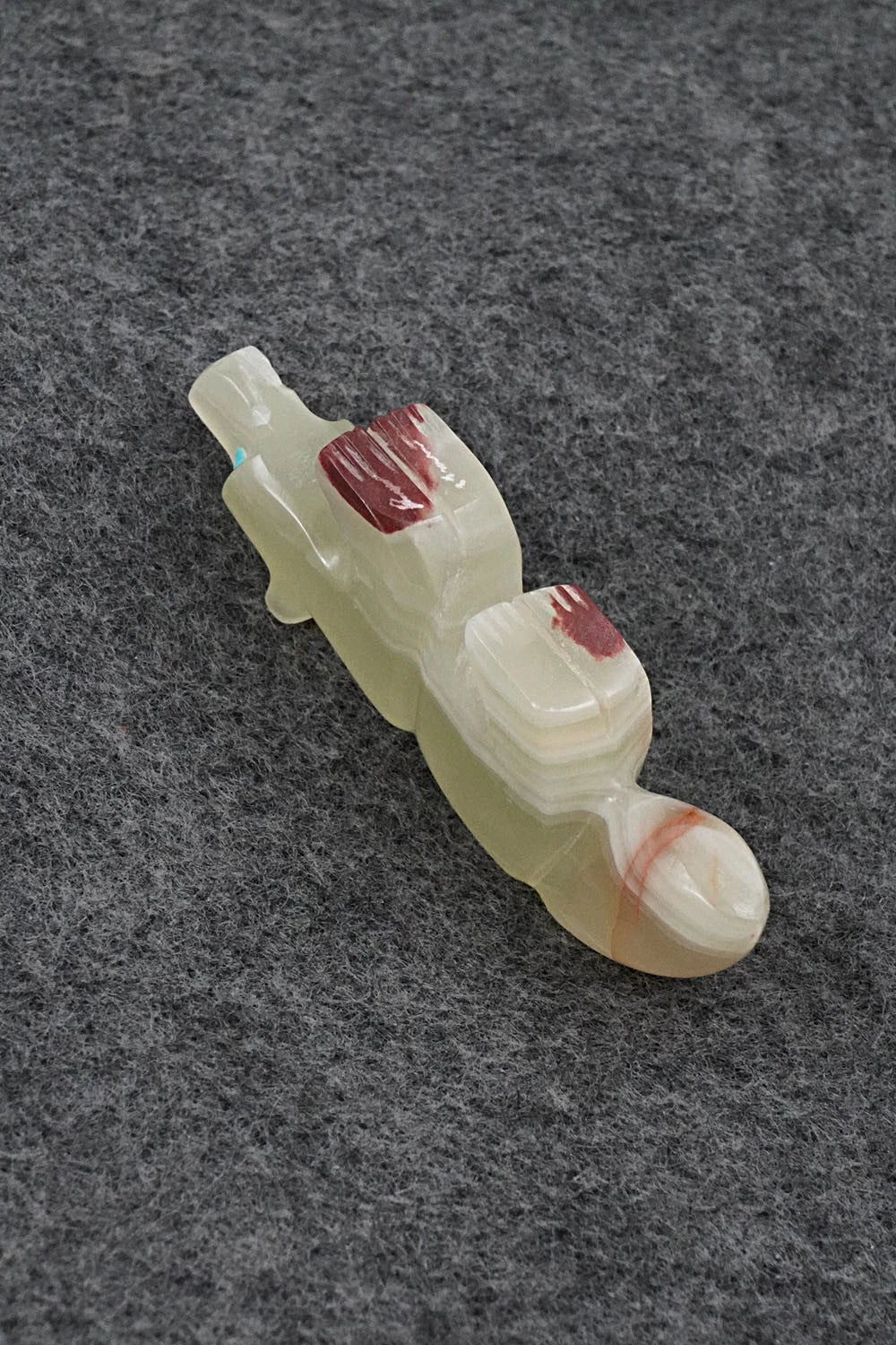 Wolf Zuni Fetish Carving - Reynold Lunasee