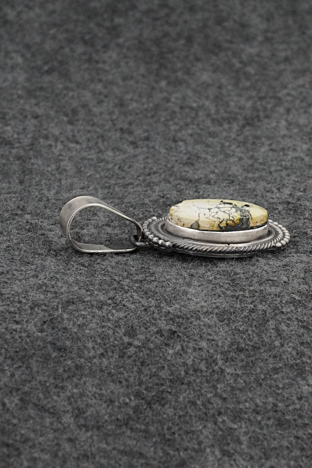 Variscite & Sterling Silver Pendant - Darrin Livingston