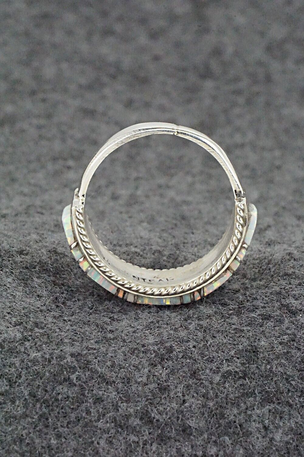 Opalite & Sterling Silver Ring - Deirdre Luna Panteah - Size 11.75