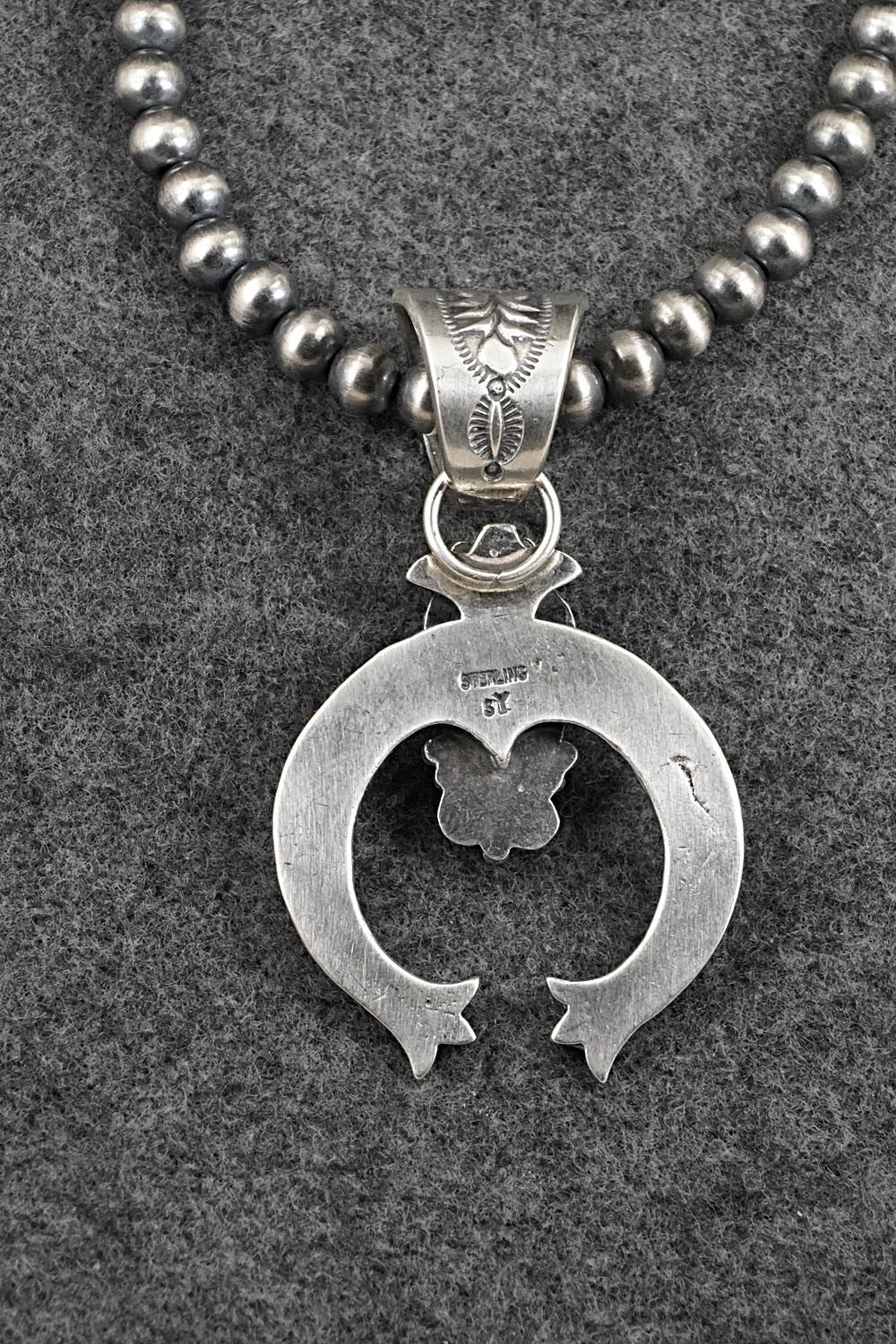 Turquoise & Sterling Silver Necklace - Samuel Yellowhair