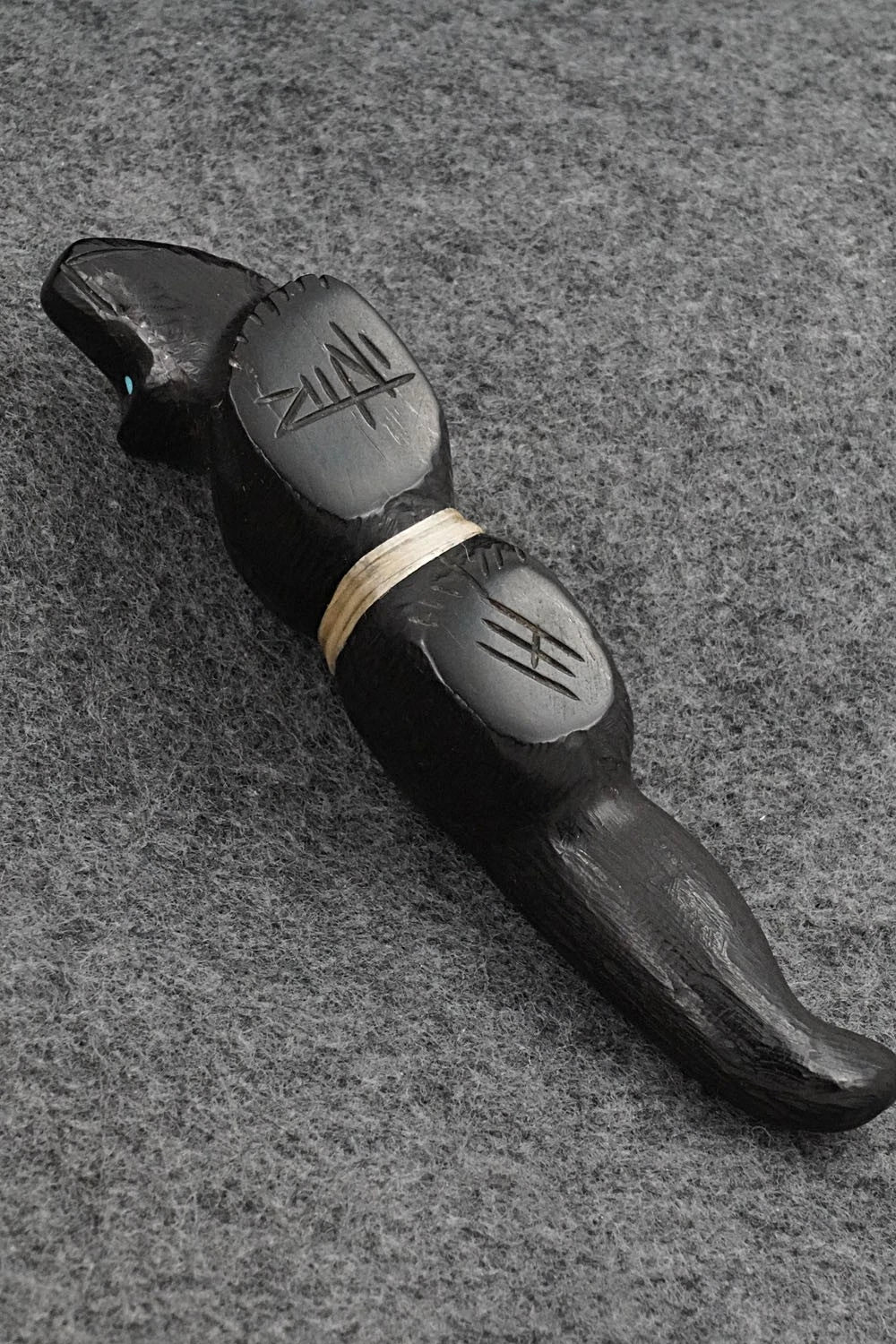 Mountain Lion Zuni Fetish Carving - Herb Halate