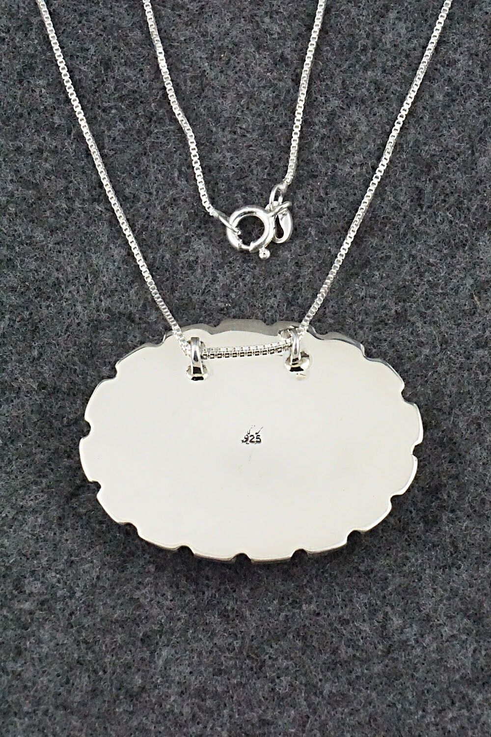 Turquoise & Sterling Silver Necklace - Jimson Belin