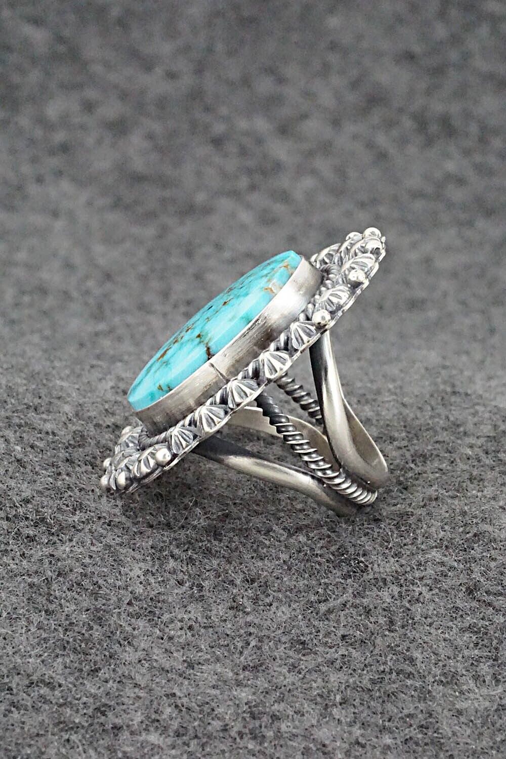 Turquoise & Sterling Silver Pendant Set - Raymond Delgarito