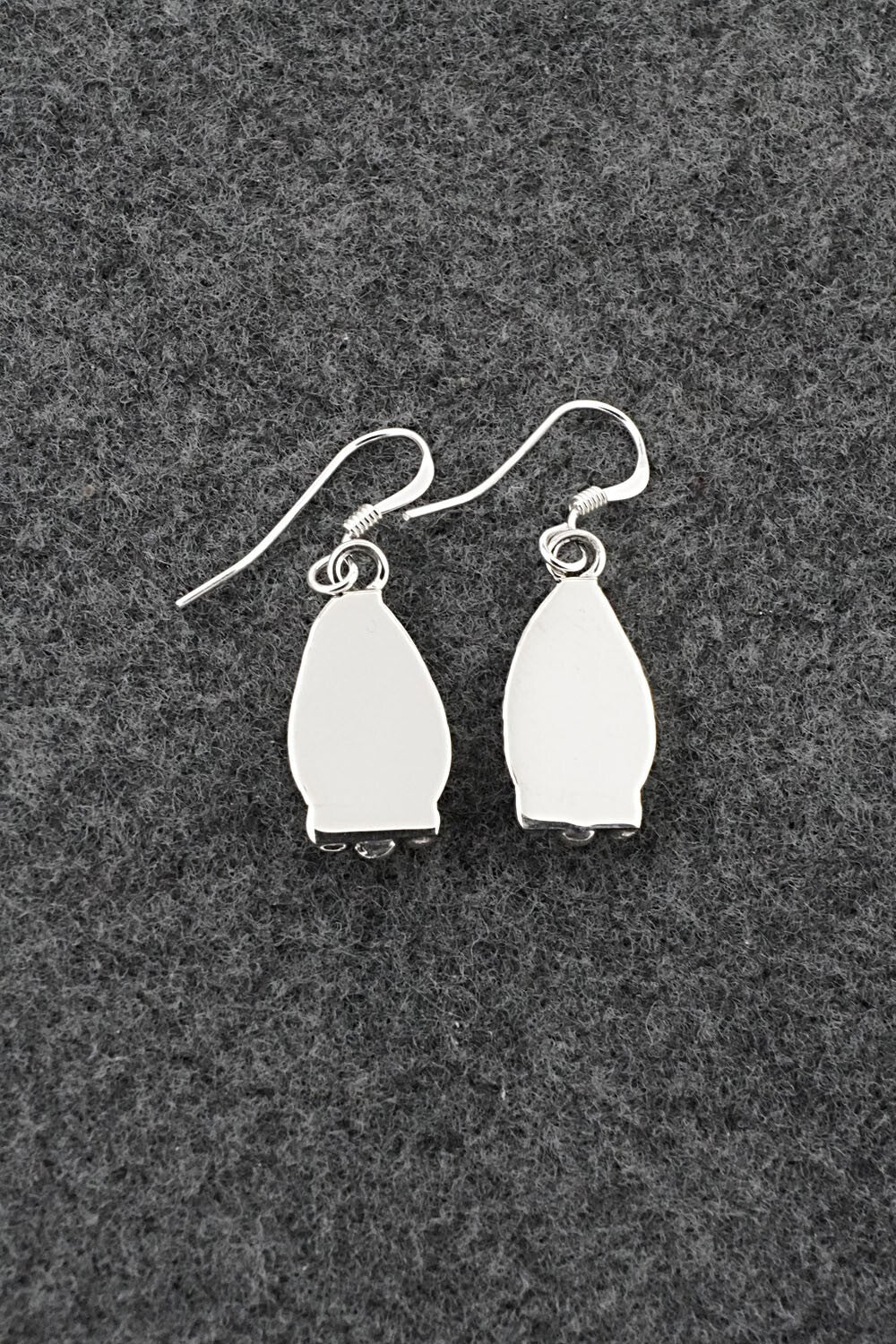 Turquoise, Opalite & Sterling Silver Inlay Earrings - James Manygoats