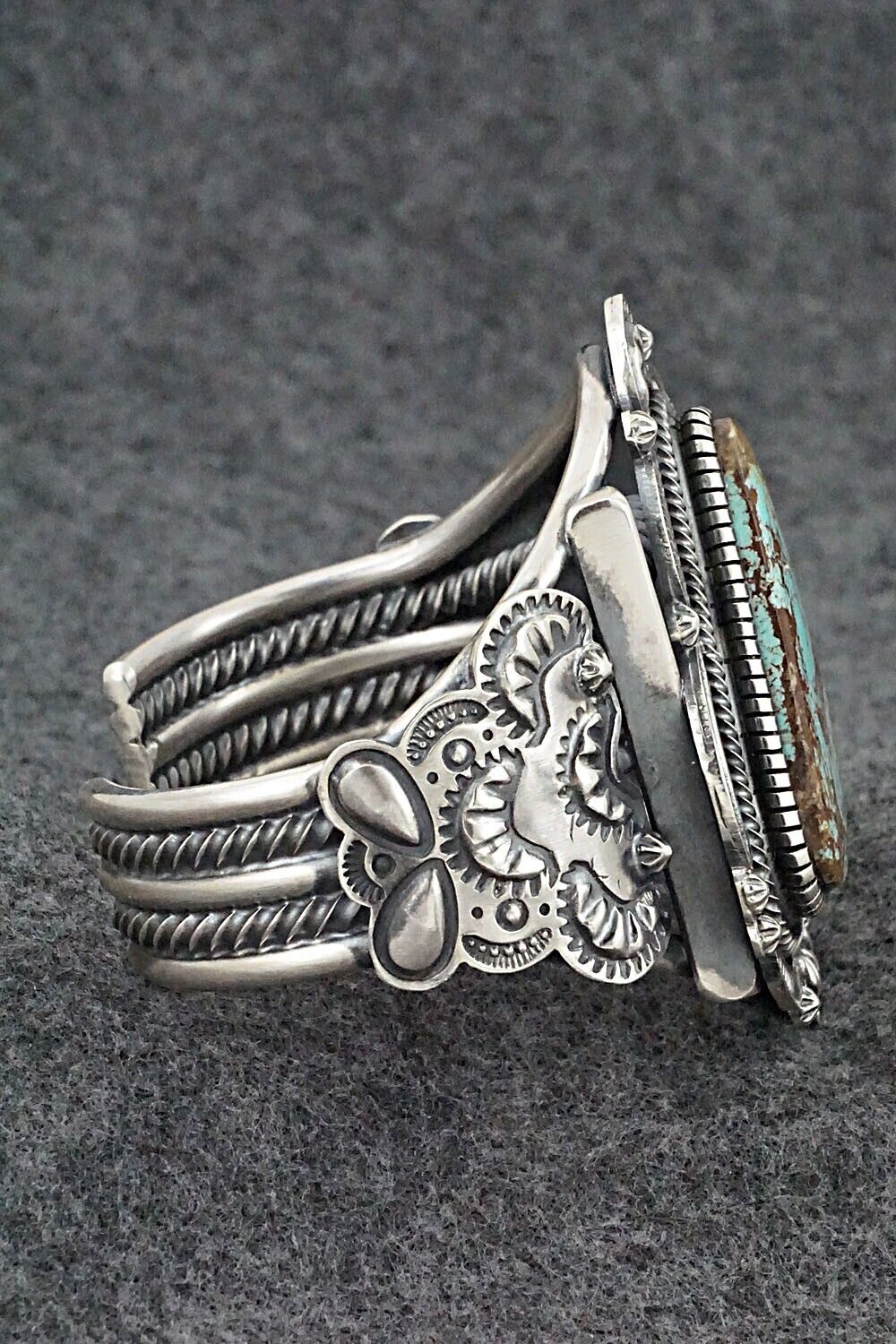 Turquoise & Sterling Silver Bracelet - Hank Vandever