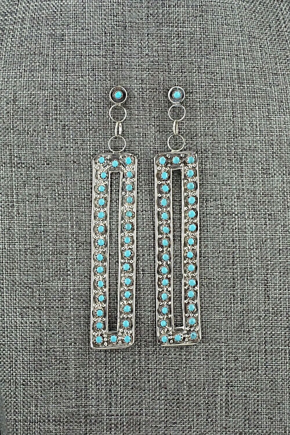 Turquoise & Sterling Silver Earrings - Joanne Cheama