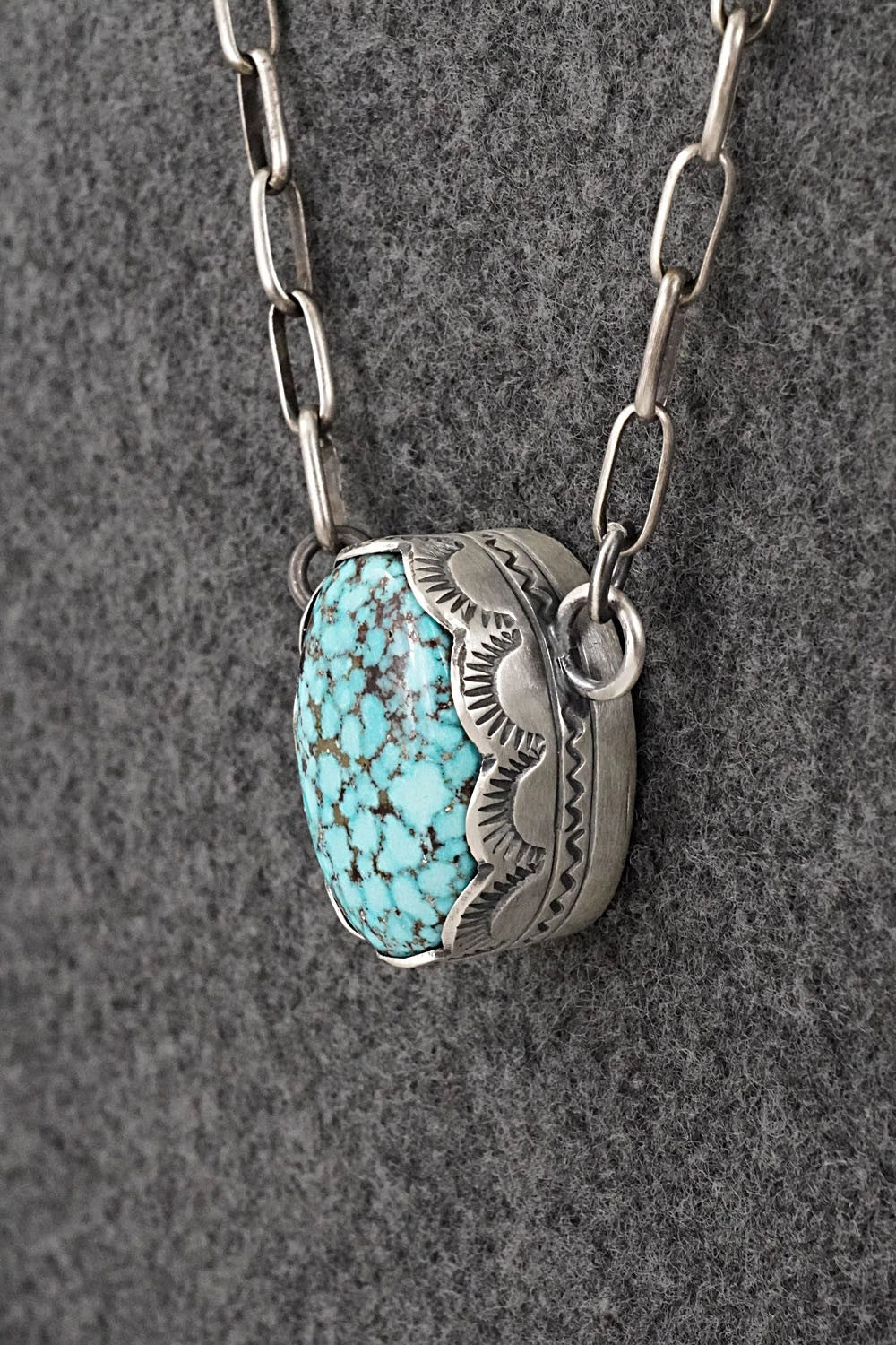 Turquoise & Sterling Silver Necklace - Randy Boyd