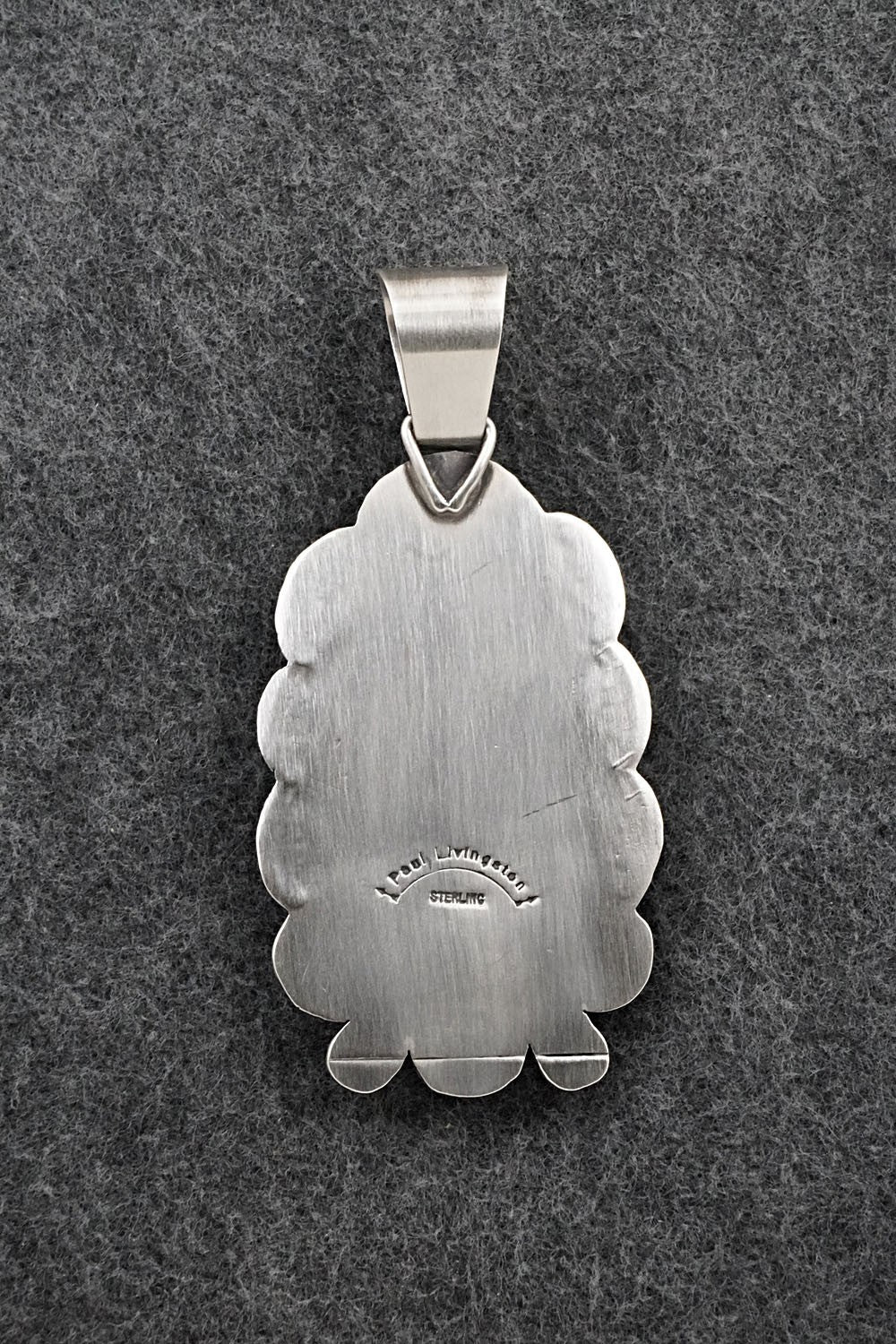 Turquoise & Sterling Silver Pendant - Paul Livingston