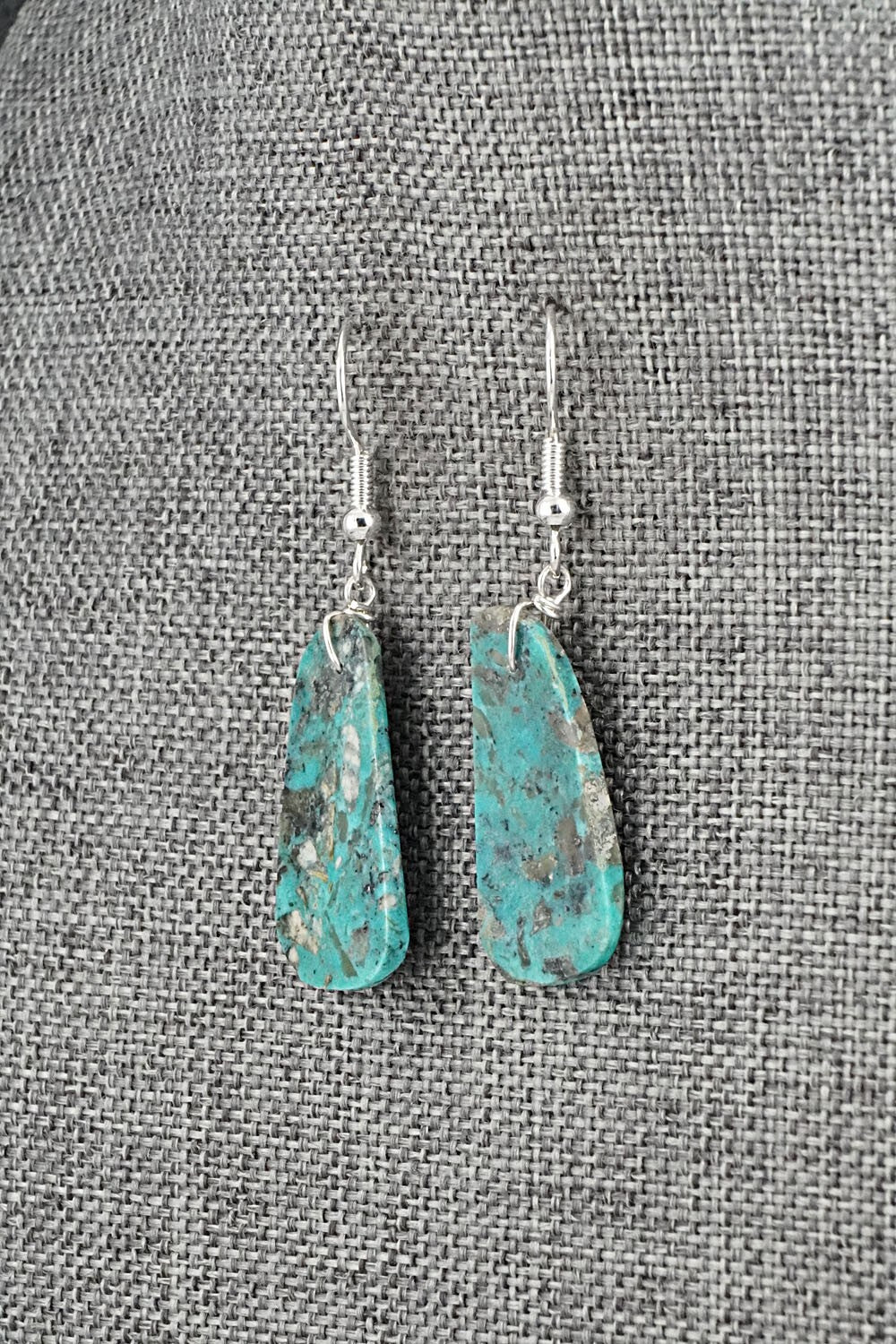 Turquoise & Sterling Silver Earrings - Tammy Nolcot