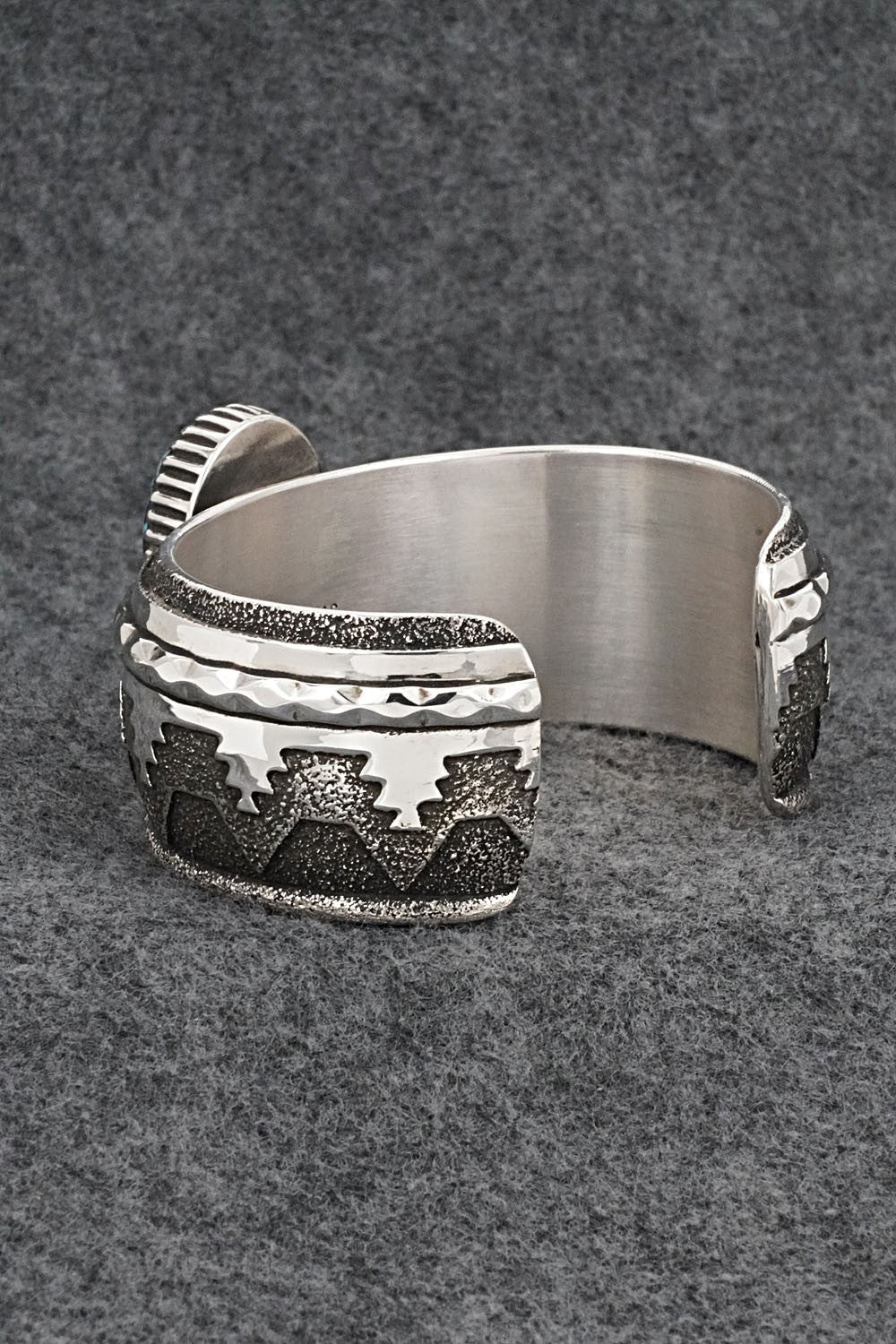 Turquoise & Sterling Silver Vintage Bracelet - Thomas Singer