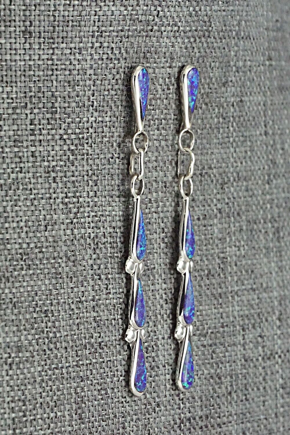 Opalite & Sterling Silver Earrings - Angela Gasper