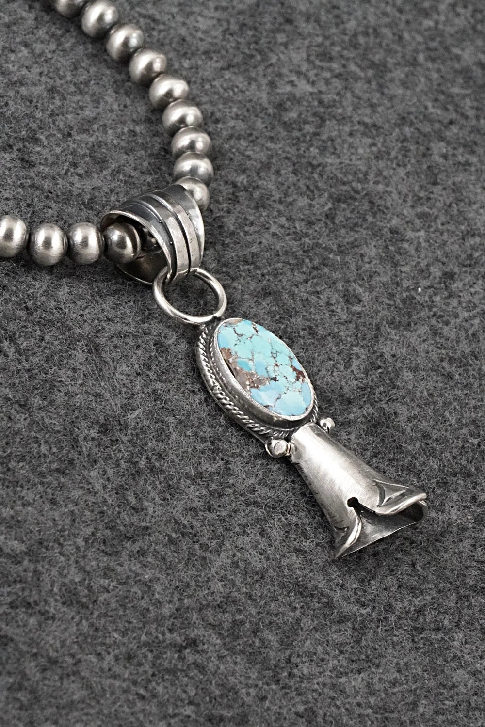 Turquoise & Sterling Silver Necklace - Sharon McCarthy
