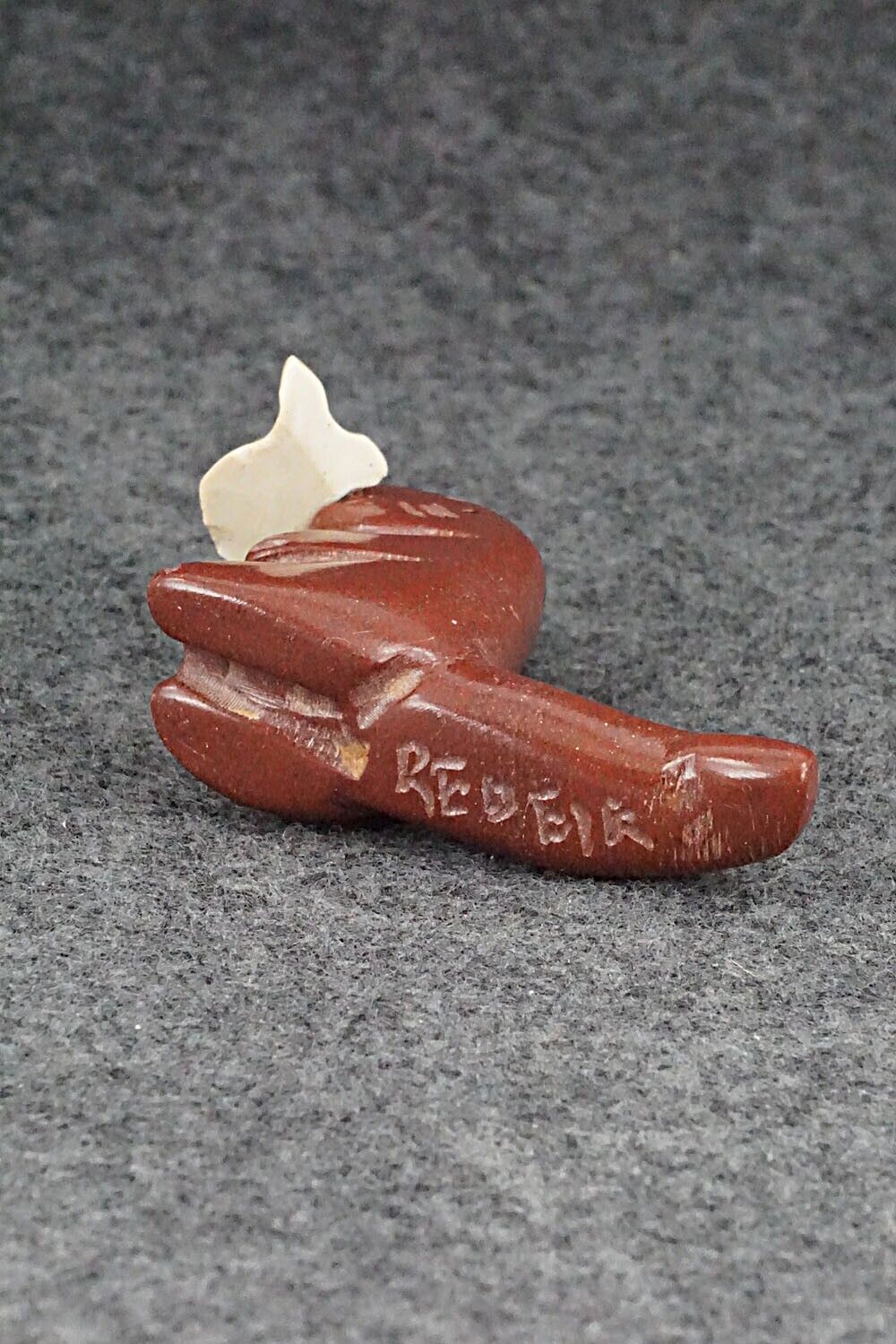 Otter with Fish Zuni Fetish Carving - Justin Red Elk