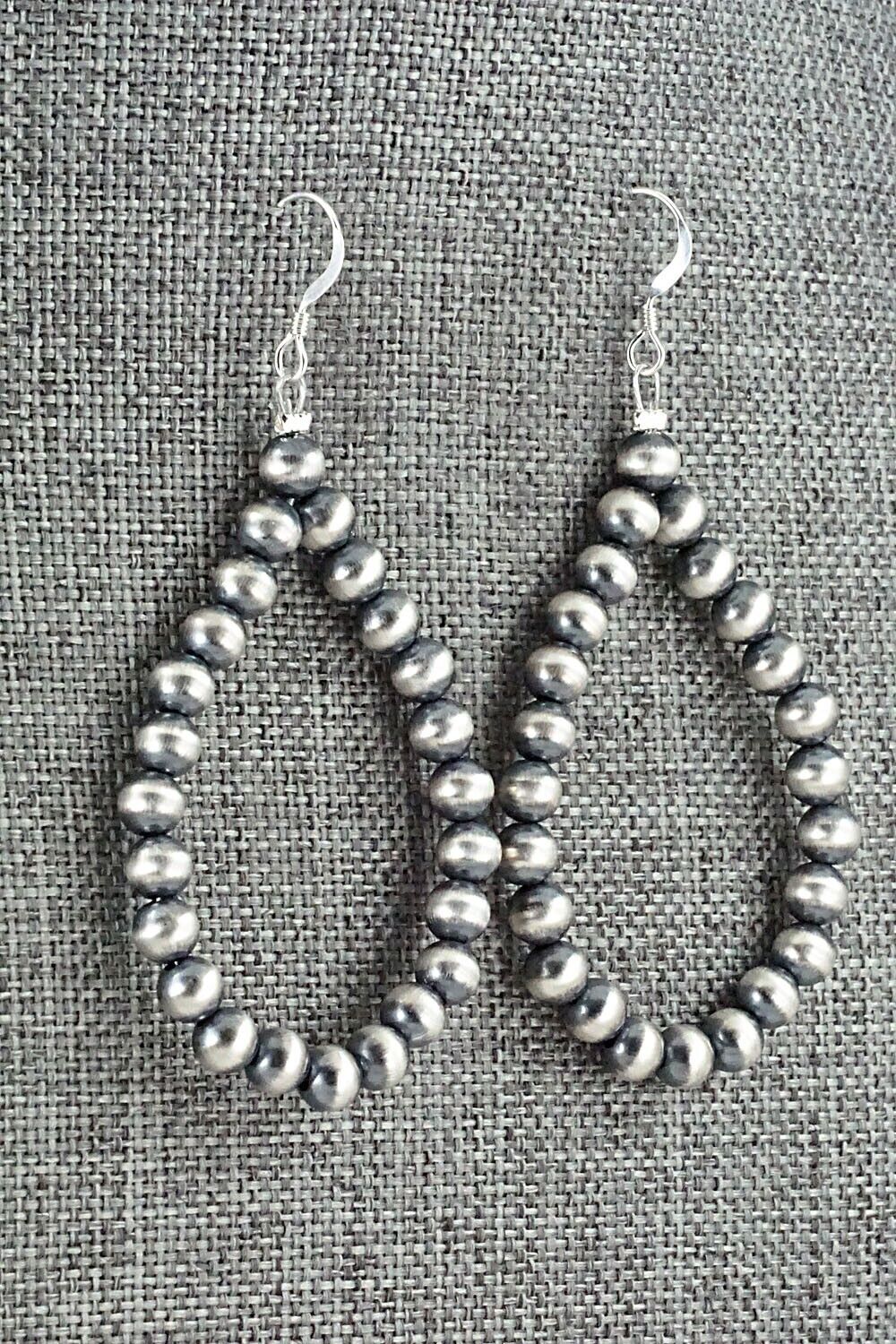 Sterling Silver Beaded Earrings - Louise Joe