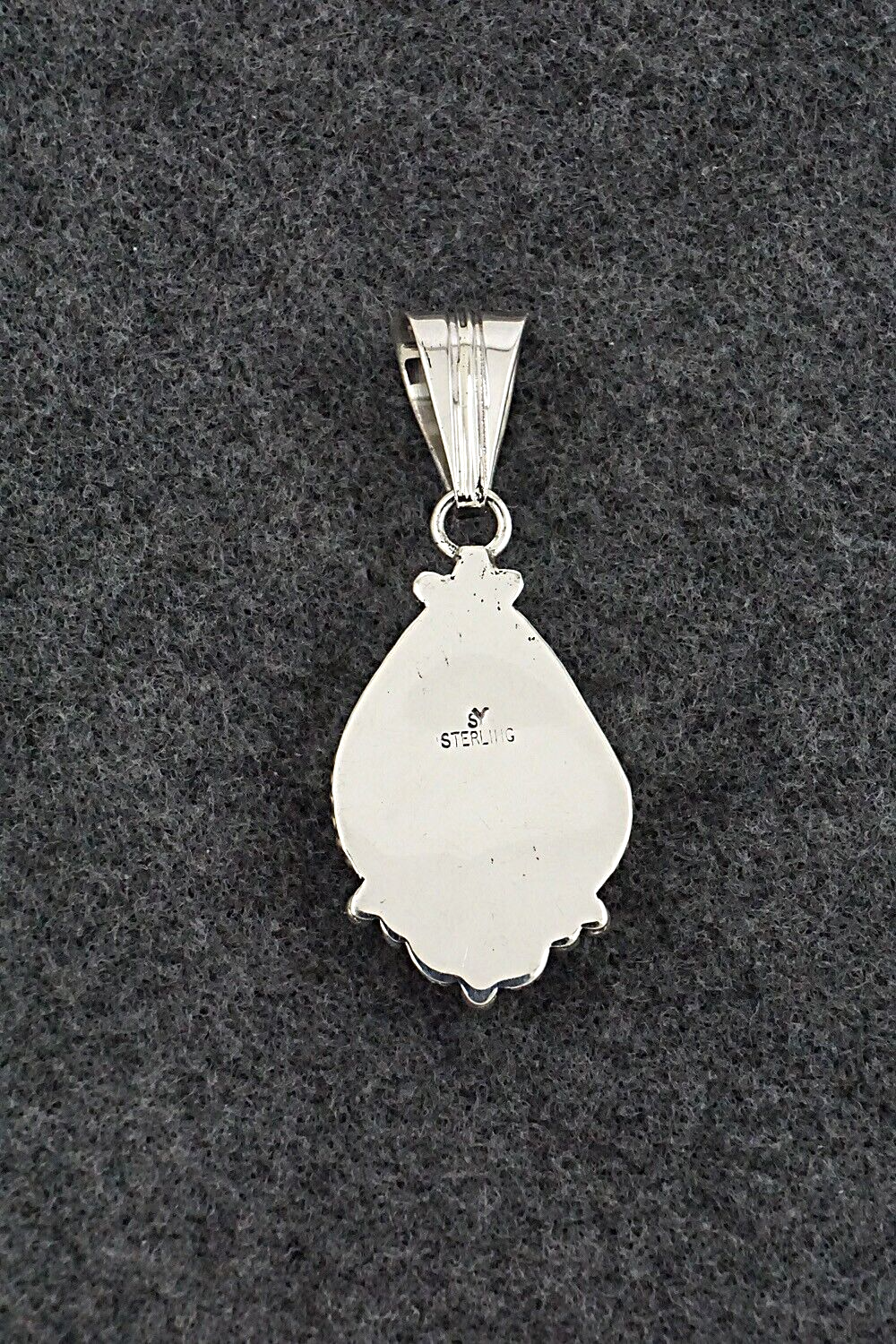 Turquoise & Sterling Silver Pendant - Samuel Yellowhair