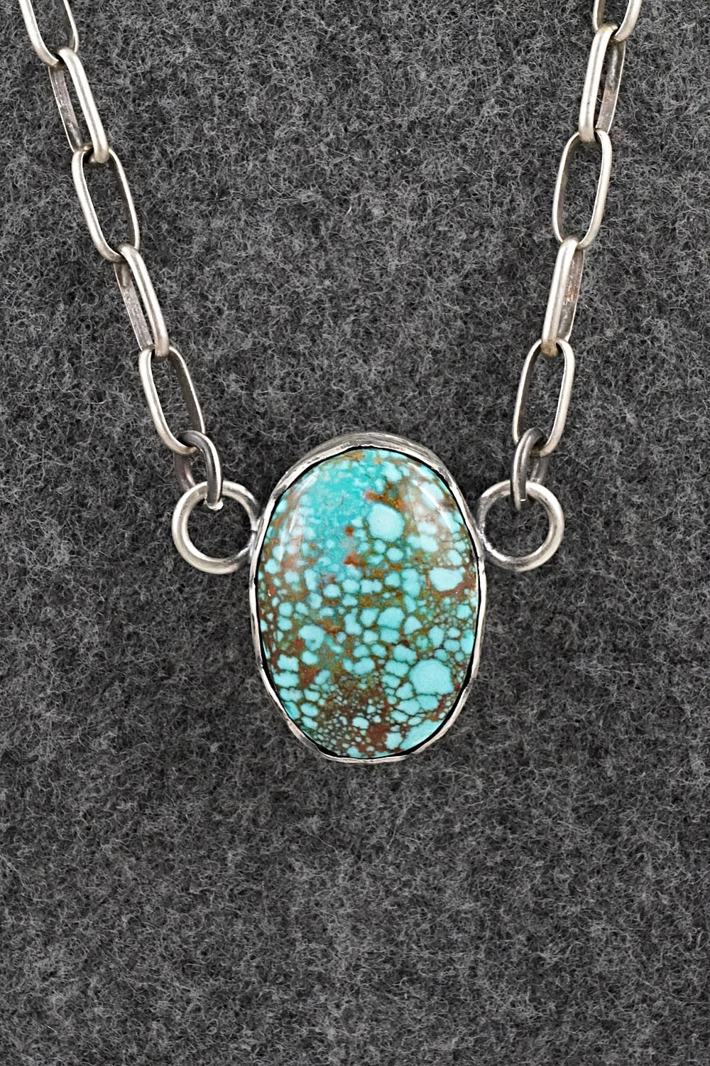 Turquoise & Sterling Silver Necklace - Randy Boyd